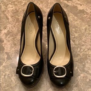 Black Coach heels